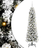 Vidaxl kunstkerstboom met 300 led wit 180 cm pvc en metaal en plastic
