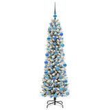 Vidaxl kunstkerstboom met 300 led wit 180 cm pvc en metaal en plastic
