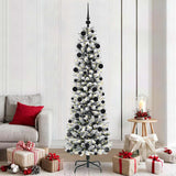 Vidaxl kunstkerstboom met 300 led wit 210 cm pvc en metaal en plastic