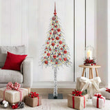 Vidaxl kerstboom met 150 led met standaard wit 150 cm pe en staal