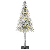 Vidaxl kerstboom met 300 led met standaard wit 180 cm pe en staal