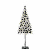Vidaxl kerstboom met 300 led met standaard wit 180 cm pe en staal