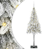 Vidaxl kerstboom met 300 led met standaard wit 180 cm pe en staal