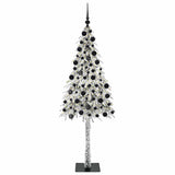 Vidaxl kerstboom met 300 led met standaard wit 210 cm pe en staal