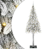 Vidaxl kerstboom met 300 led met standaard wit 210 cm pe en staal