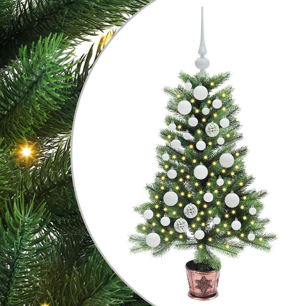 Vidaxl kerstboom met 150 led met standaard groen 90 cm pe