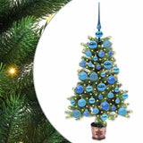 Vidaxl kerstboom met 150 led met standaard groen 90 cm pe
