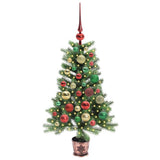 Vidaxl kerstboom met 150 led met standaard groen 90 cm pe