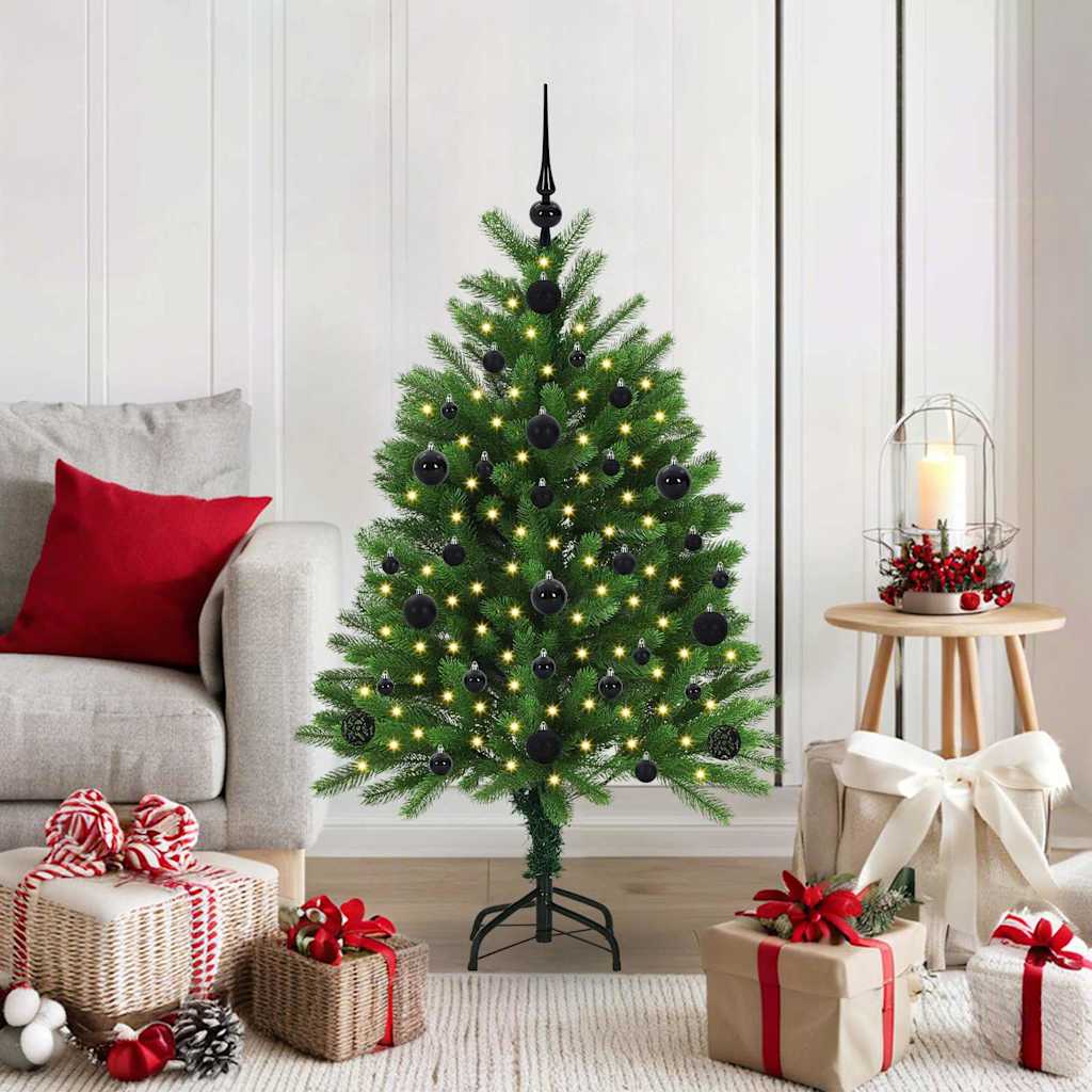 Vidaxl kerstboom met 150 led met standaard groen 120 cm pe