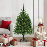Vidaxl kerstboom met 150 led met standaard groen 120 cm pe