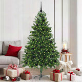 Vidaxl kerstboom met 300 led met standaard groen 180 cm pe