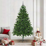 Vidaxl kerstboom met 300 led met standaard groen 210 cm pe