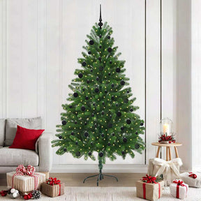 Vidaxl kerstboom met 300 led met standaard groen 210 cm pe