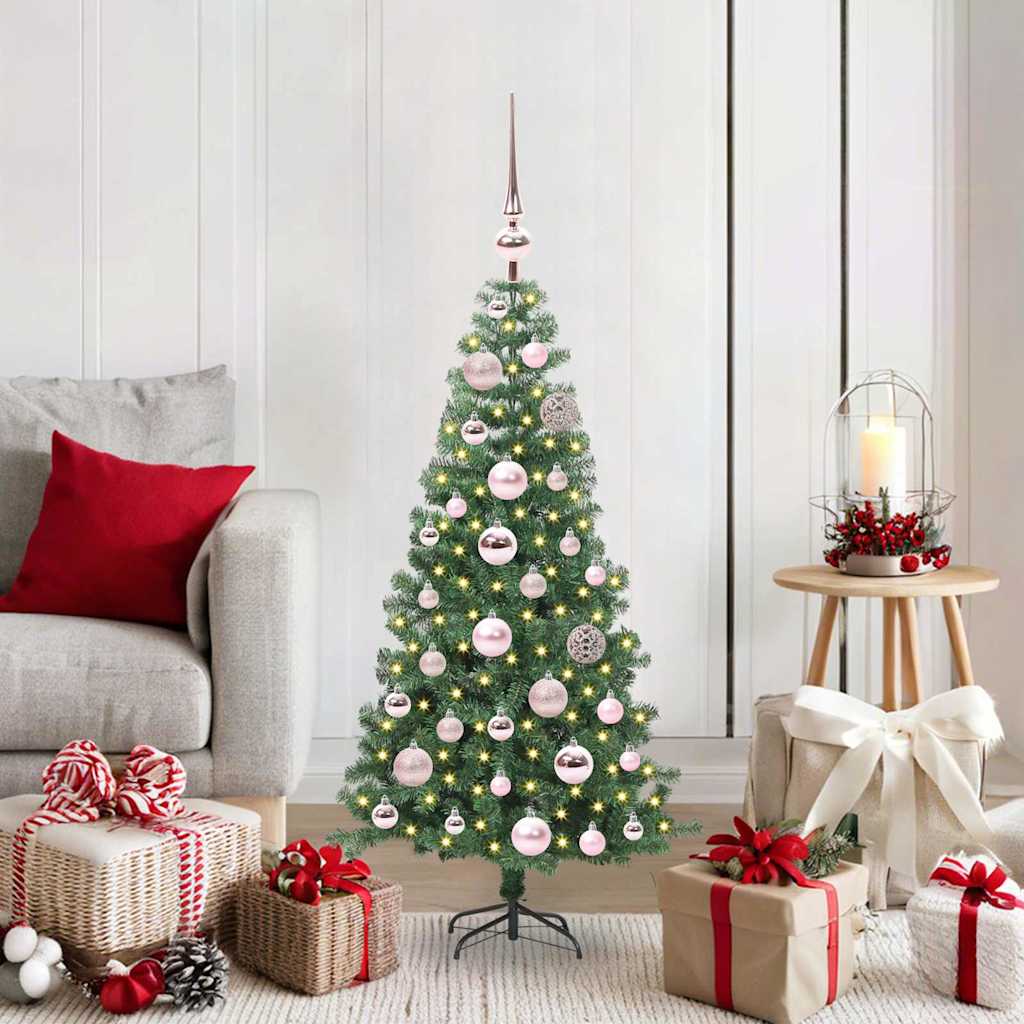 Vidaxl kerstboom met 150 led met standaard groen 120 cm pvc