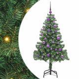 Vidaxl kerstboom met 150 led met standaard groen 150 cm pvc