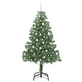 Vidaxl kerstboom met 300 led met standaard groen 210 cm pvc