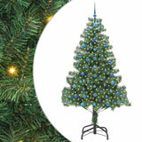 Vidaxl kerstboom met 300 led met standaard groen 210 cm pvc