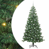 Vidaxl kerstboom met 300 led met standaard groen 240 cm pvc