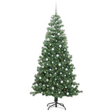 Vidaxl kerstboom met 300 led met standaard groen 240 cm pvc