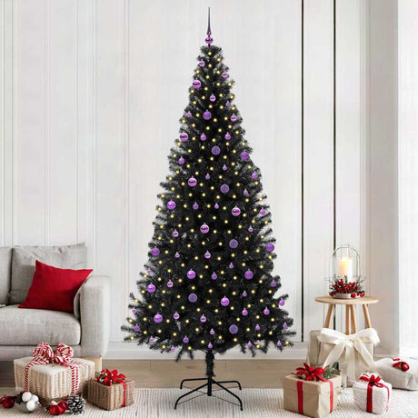 Vidaxl kerstboom zwart 240 cm pvc