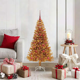 Vidaxl kerstboom goud 120 cm pet