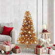Vidaxl kerstboom goud 150 cm pet