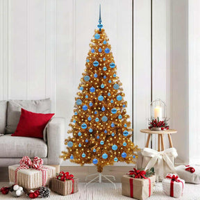 Vidaxl kerstboom goud 180 cm pet
