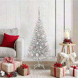 Vidaxl kerstboom zilver 120 cm pet