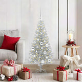 Vidaxl kerstboom zilver 120 cm pet