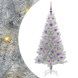 Vidaxl kerstboom zilver 150 cm pet