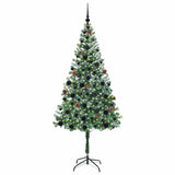 Vidaxl kunstkerstboom met 300 led groen 180 cm pvc en staal