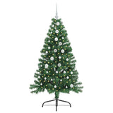 Vidaxl kunstmatig voorverlicht kerstboom met 150 led groen 150 cm pvc
