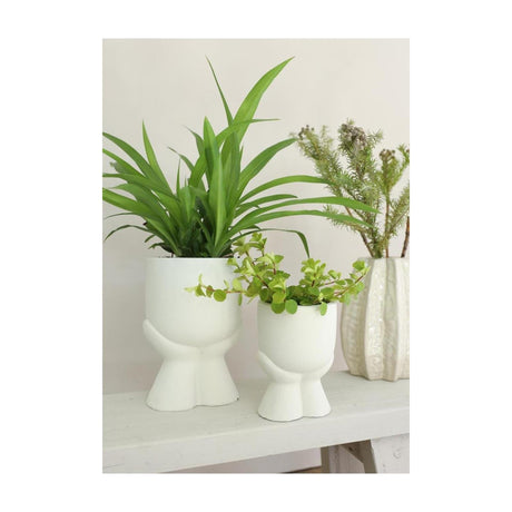 Ideas 4 seasons daydream bloempot 10,5x10,5xh15cm crème