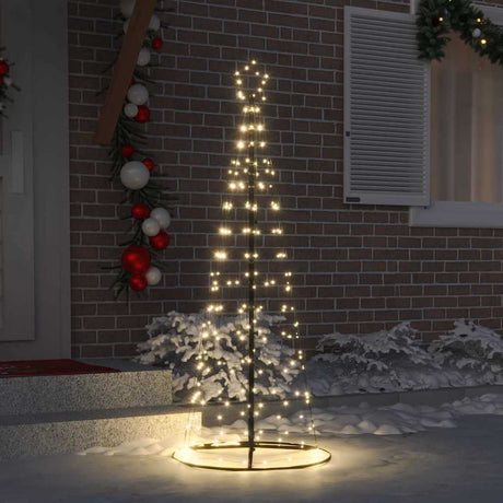 Vidaxl led kerstboom ekenas 250 cm 390 led's warmwit staal warmwit