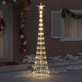 Vidaxl led kerstboom warmwit 250 cm metaal