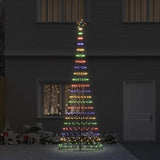 Vidaxl led kerstboom multikleur 399 cm metaal