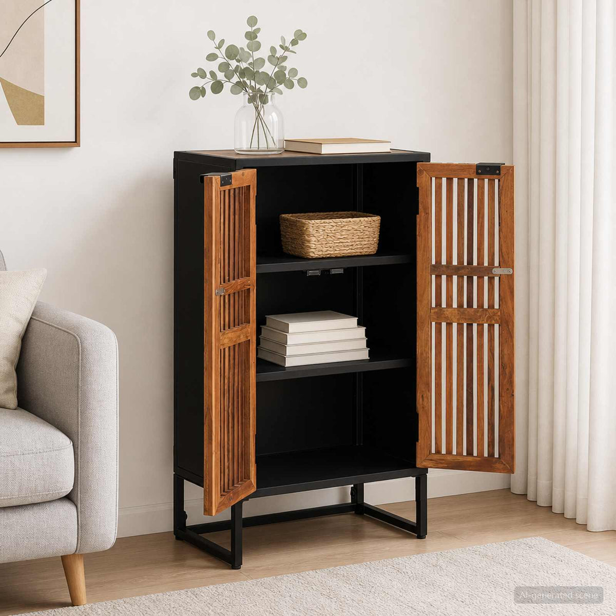 Vidaxl hoge kast 53 x 30 x 95 cm