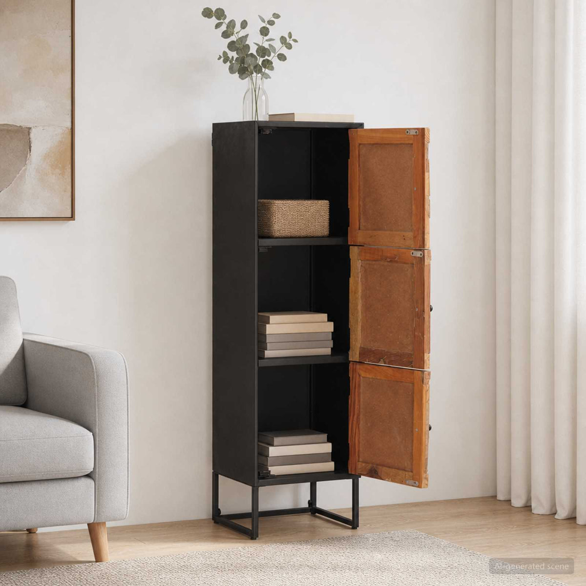Vidaxl hoge kast 35 x 30 x 120 cm