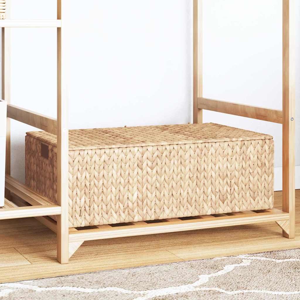 Vidaxl opbergbox naturel 60 x 38 x 20 cm waterhyacint