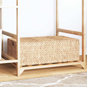 Vidaxl opbergbox naturel 60 x 38 x 20 cm waterhyacint