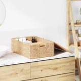 Vidaxl opbergbox naturel 60 x 38 x 20 cm waterhyacint