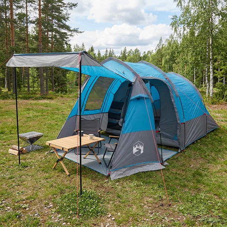 Vidaxl tunneltent blauw 390 x 215 x 152 cm
