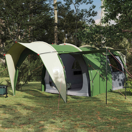 Vidaxl tunneltent 6-persoons groen 185t polyester met pu coating