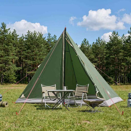 Vidaxl backpacking tent 2-persoons groen 185t polyester met pu coating