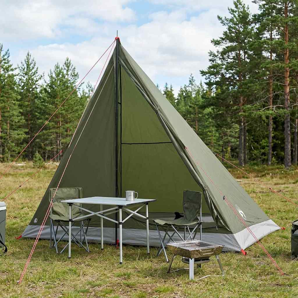 Vidaxl backpacking tent 2-persoons olijfgroen