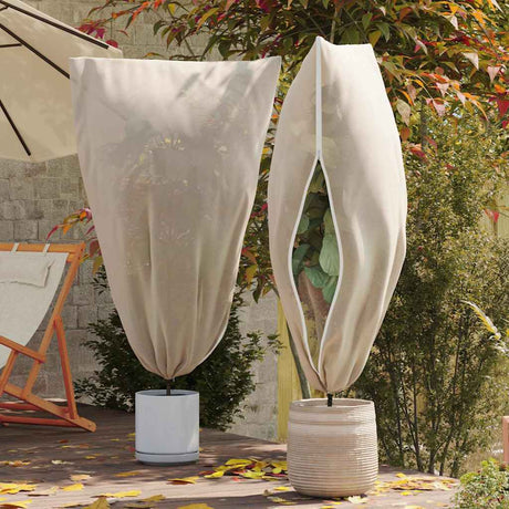 Vidaxl vorstbescherming plantenfleece covers 5 st beige 1,55 x 1 m