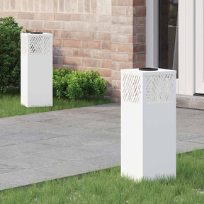 Vidaxl solar led pad licht 2 st warmwit 18 x 18 x 50 cm