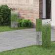 Vidaxl solar led pad licht 2 st warmwit 18 x 18 x 50 cm