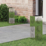 Vidaxl solar led pad licht 2 st warmwit 18 x 18 x 50 cm