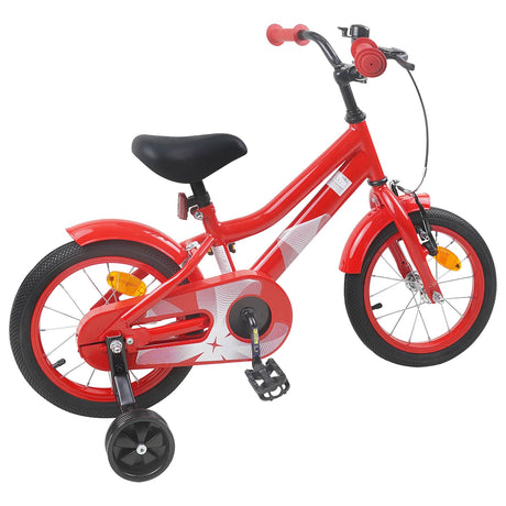 Vidaxl kinderfiets 12 inch voor 2-4 jaar oud rood
